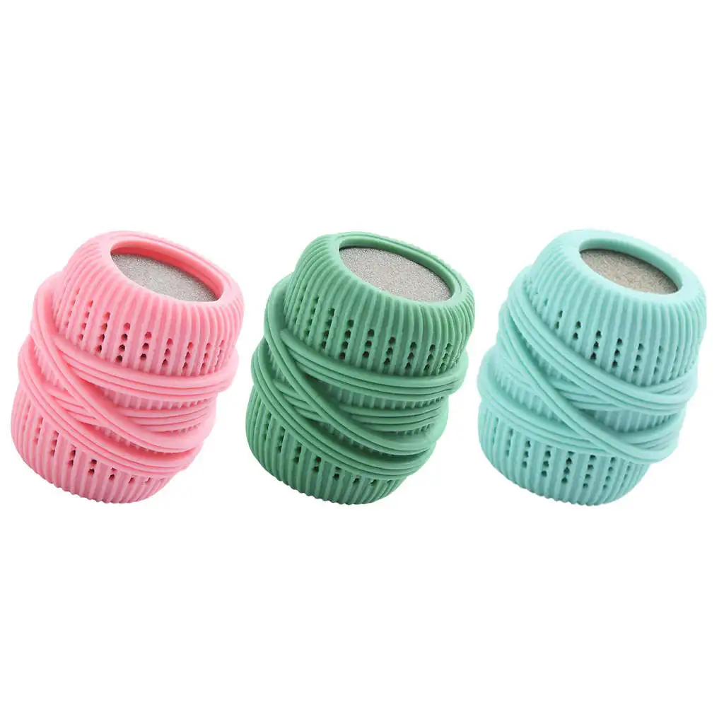 Laundry Ball Reusable Anti Knotting Built-in Sponge Odorless Anti Winding convenient for Household Washing Machine Clothes