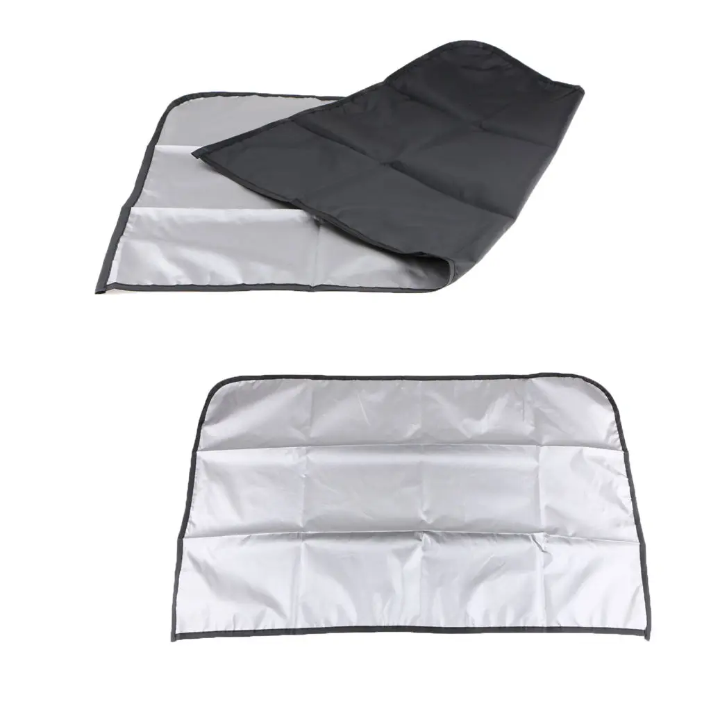 1 Pair Magnetic Sunshade Shield Curtains Double Sides For Car Side Windows