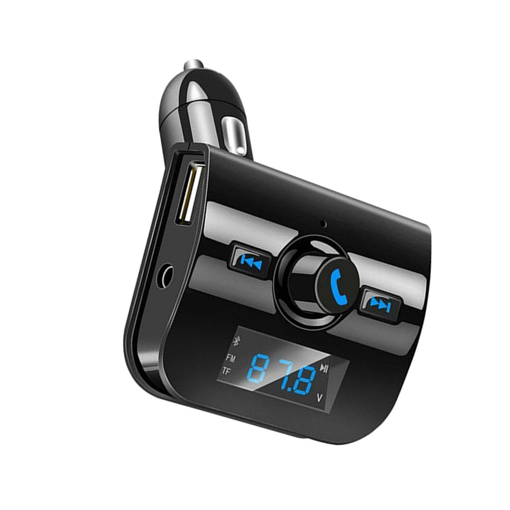 Bluetooth Car FM Transmitter MP3 Player AUX USB Port LCD Diaplay Adapter