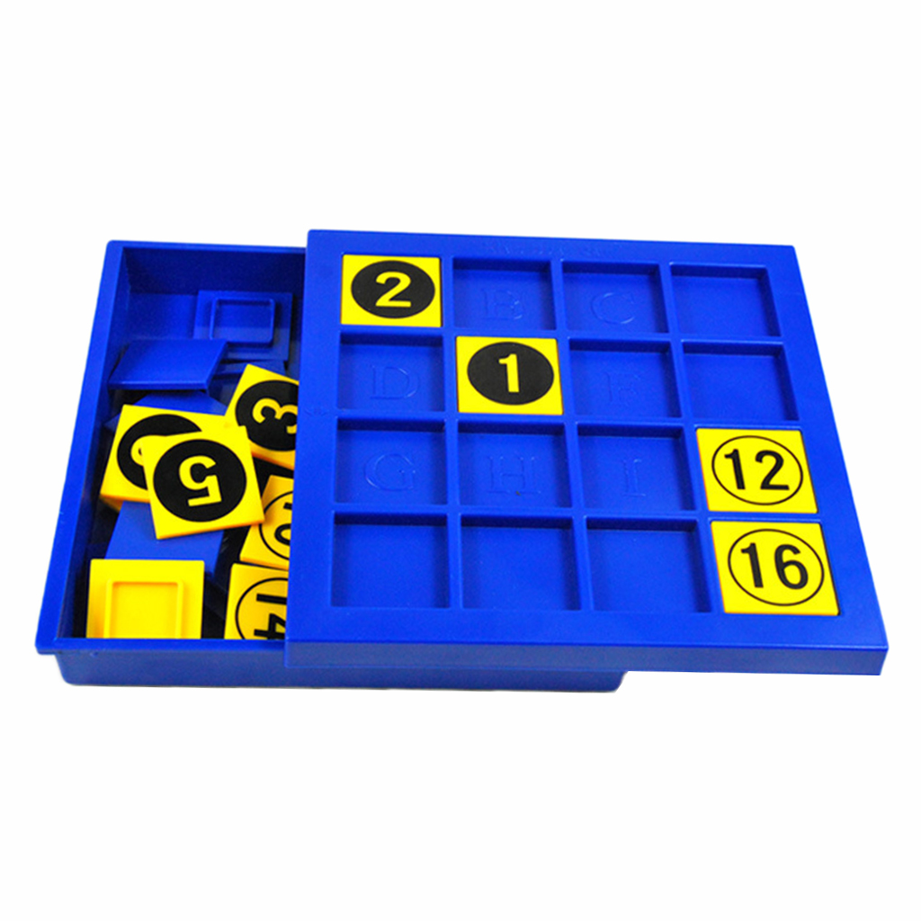 Pack of 16 Sudoku Board Puzzle Game Digital Chess Block Learning Board Games