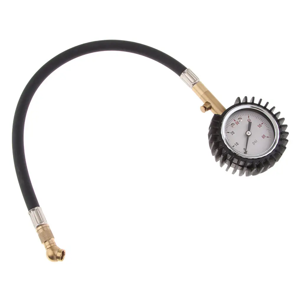 Air Inflator Tire Pressure Gauge Universal for Car, Truck, Motorcycle