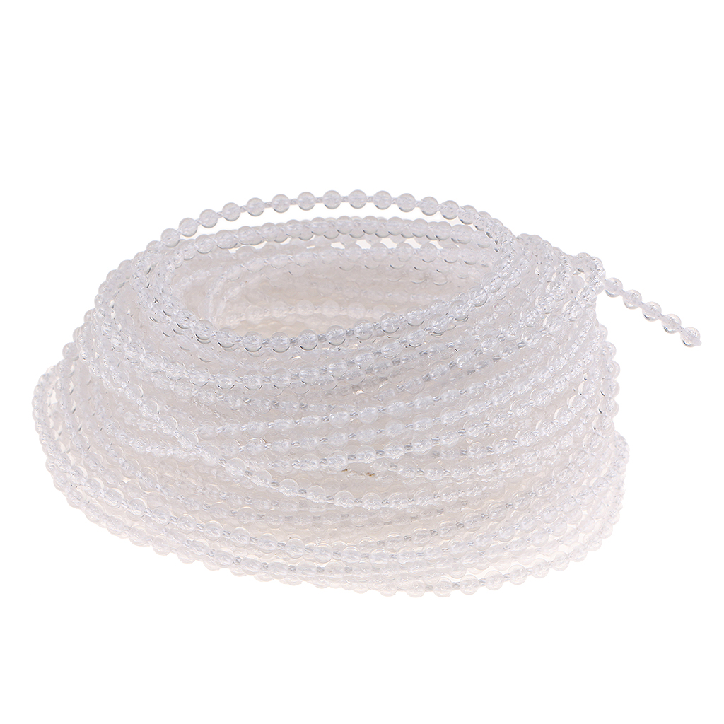 2m Length Roller Blind Shade Clear Plastic Beads Chain Window Treatment DIY Crafts Decor Accessories
