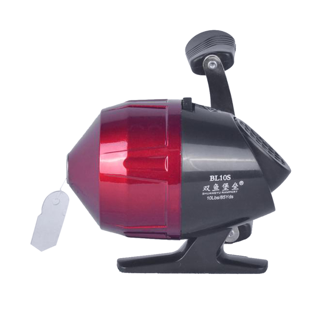 Fishing Reel Closed Face Spinning Trigger Spin Reel For Right Left Hand Red