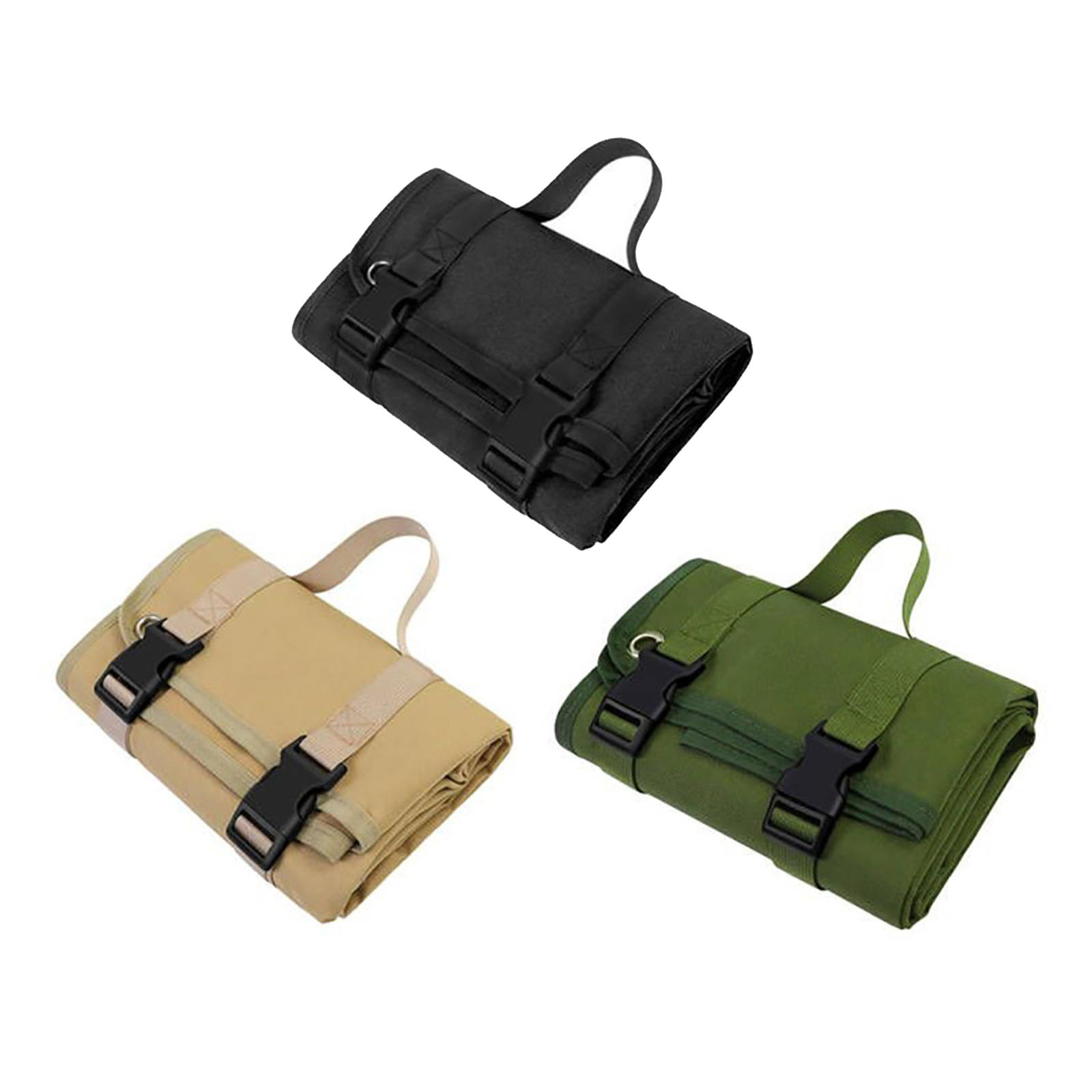 Tactical Non Slip Shooting Mat Portable Waterproof Roll Up Mat Outdoor Camping Pad Lightweight Nylon Cloth Hunting Mat