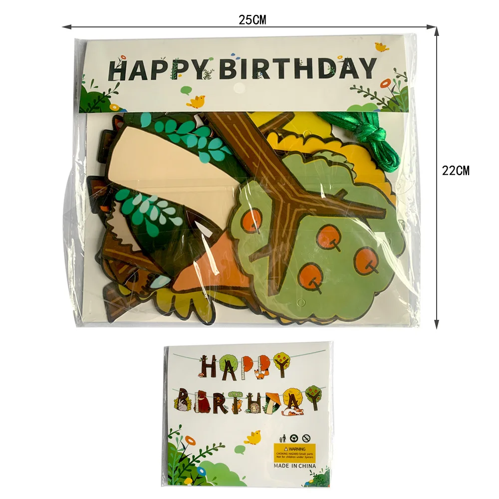 Forest party flag pulling packaging3