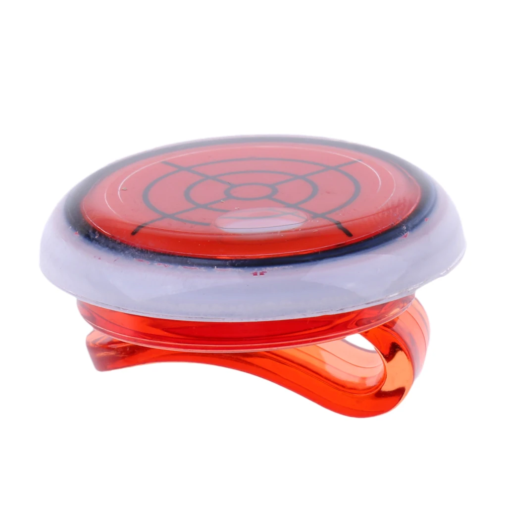 Functional Level Gauge Magnetic Cap Hat Visor Clip Golf Ball Marker Golfer Gift Purple Red Royal Blue