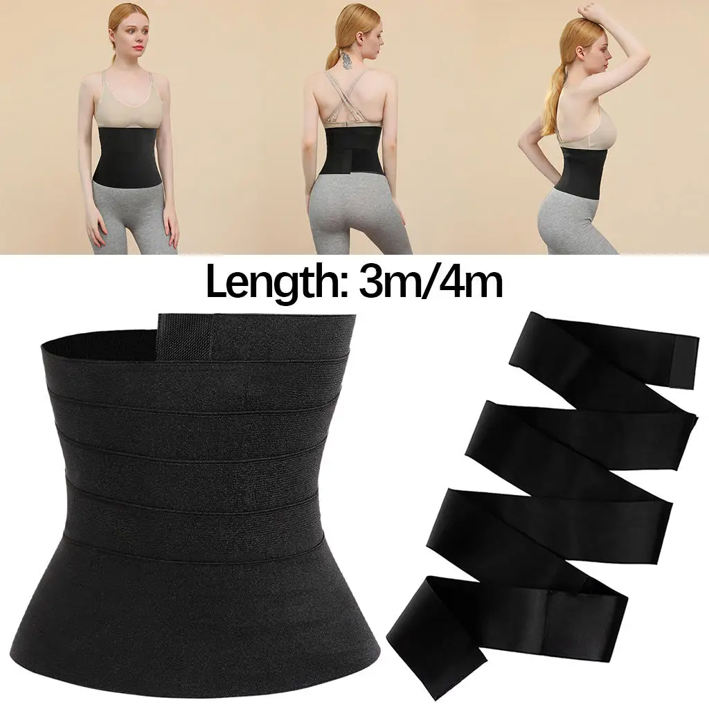 Waist Waist Trainer Tape Black Waist Support Belt Sauna Ab Belt Sweat Belt Comfortable Trainer Belt for Slimming Workout Women