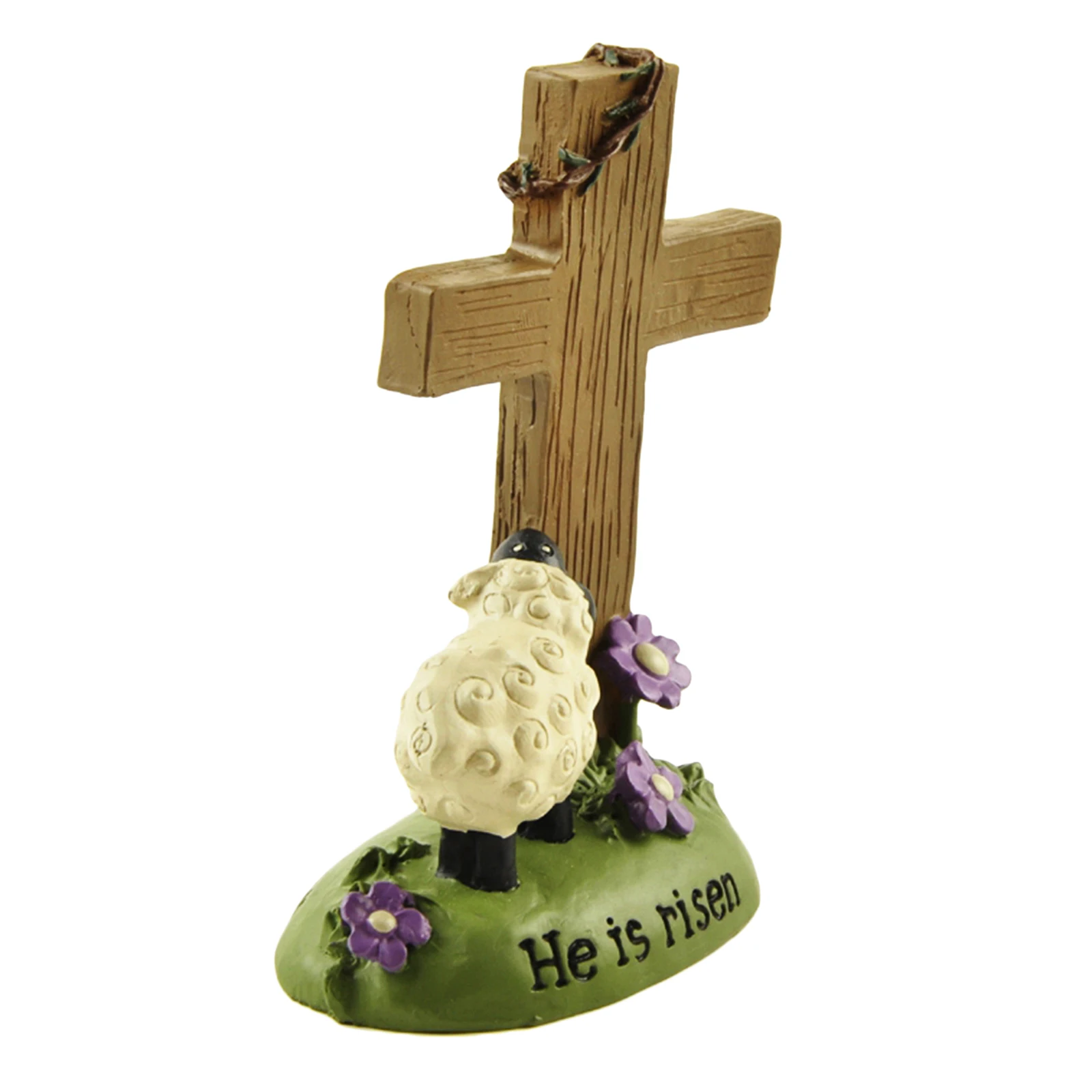 Resin Church Cross Decorative Ornaments Cross Decor Christian Gift Handcrafted Resin for Belivers
