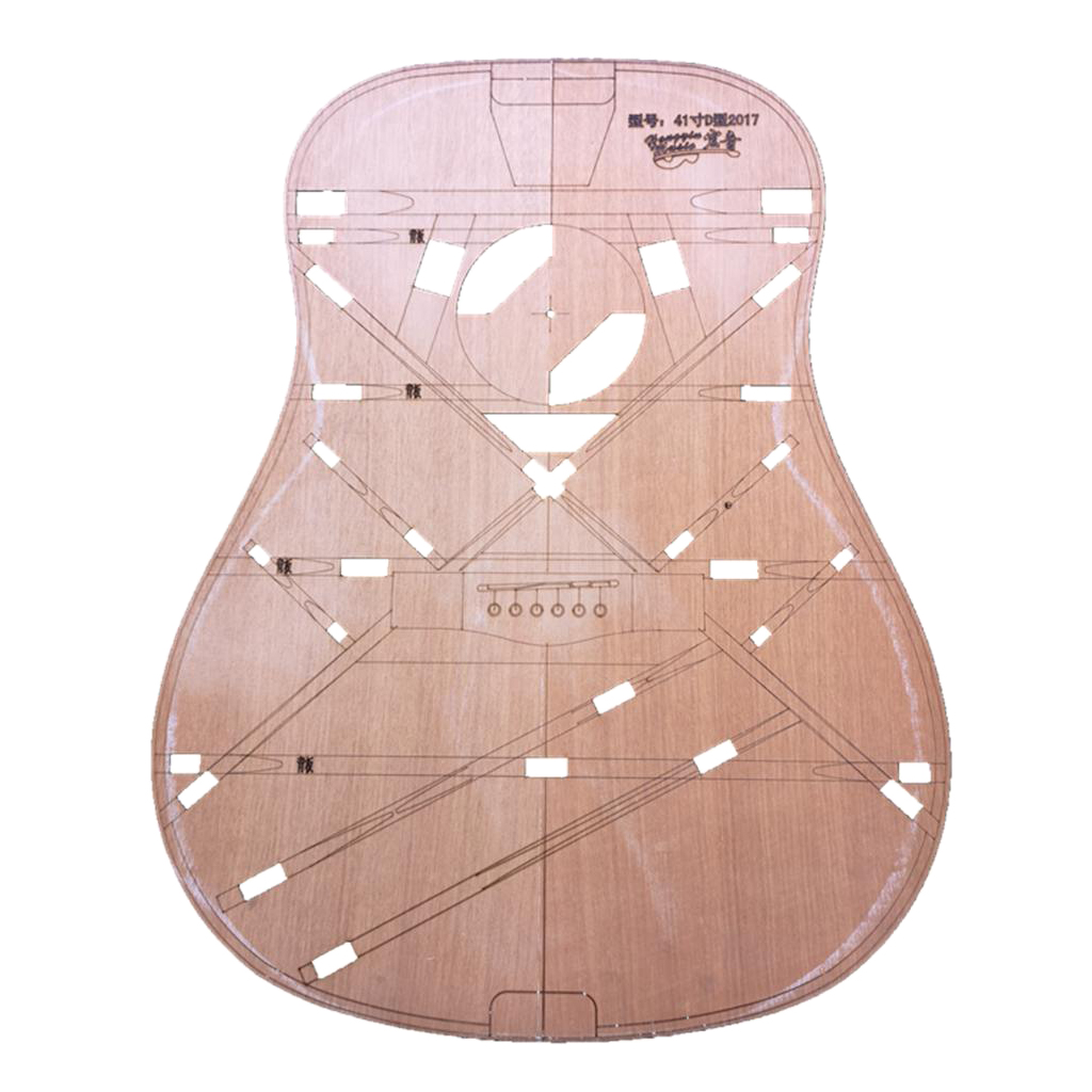 41inch Mini Guitar Body Body Template Stencil For D-Type Guitars, Luthier Tool