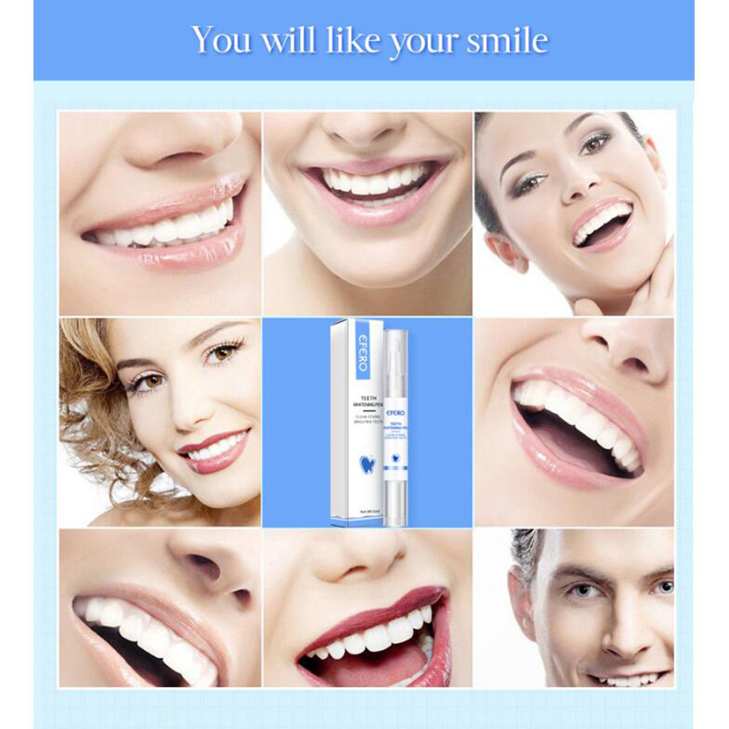 5ml Teeth Whitening Pen Tooth Whitener Bleach Brush  Plaque Stains Gel