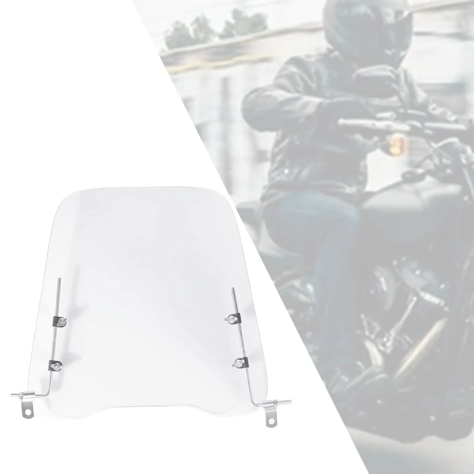 Motorcycle Windscreen PC Scooters Windshield Extension Spoiler for Suzuki Scooter