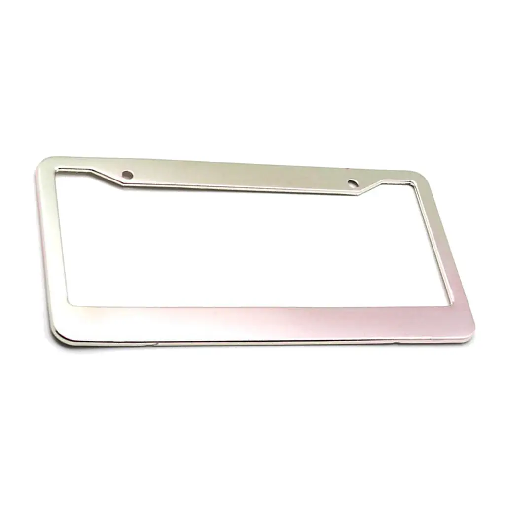 1 Piece Metal License Plate Frame for Men Women Tag Holder Aluminum Alloy Car Tag Frame with Screws Dropshipping