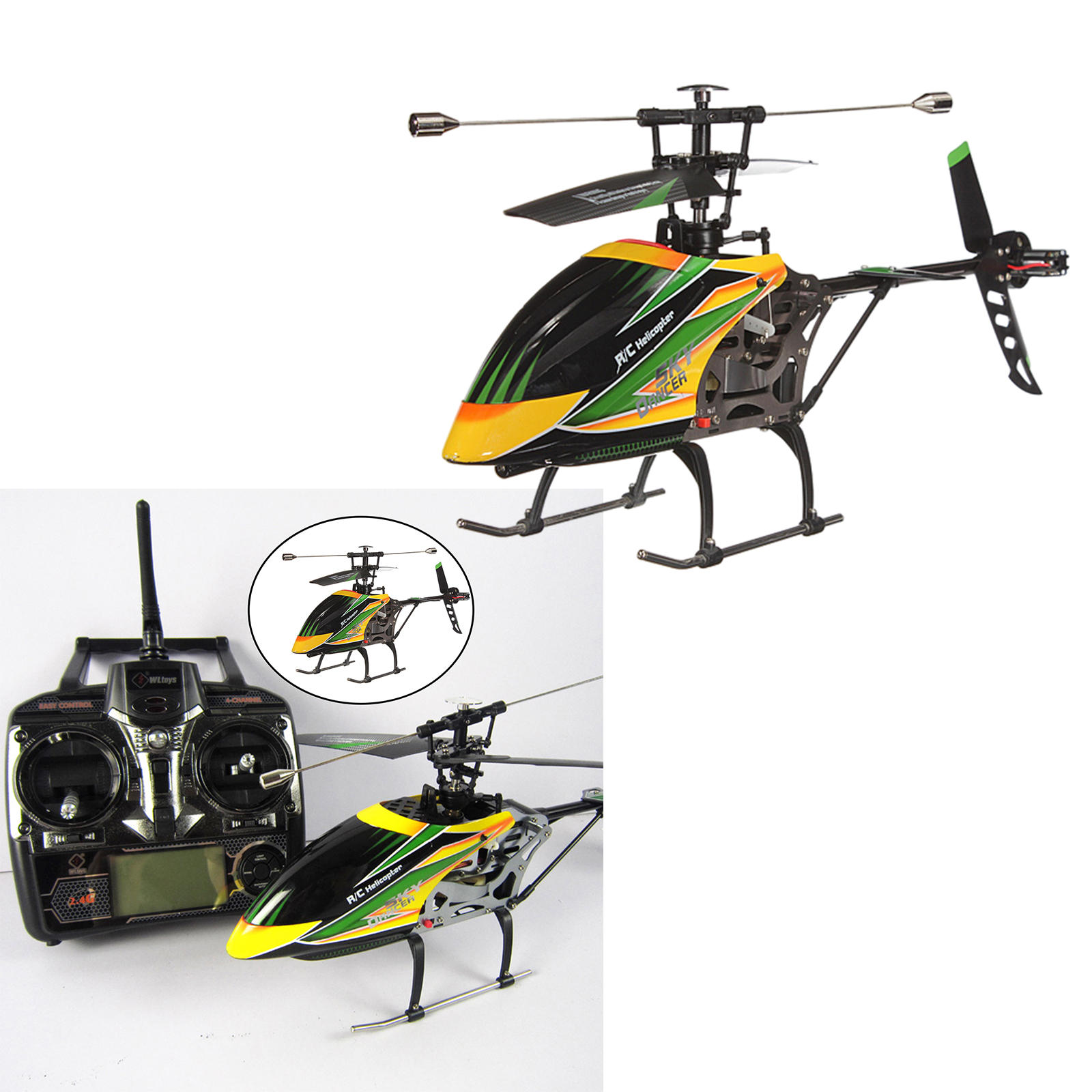 WLtoys V912 Remote Control Helicopter Toy for Kids Adults Beginners, Indoor