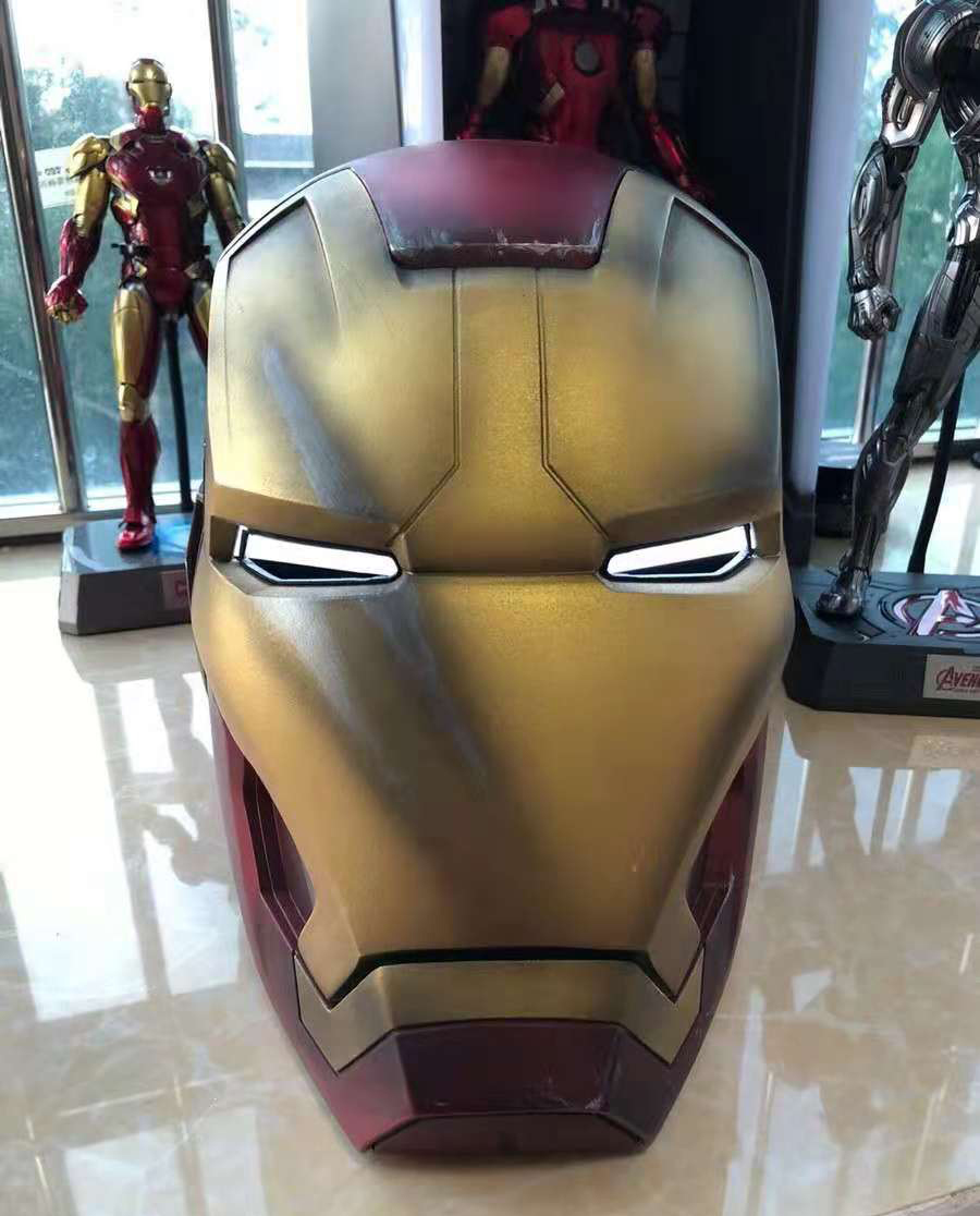 iron man helmet metal electric