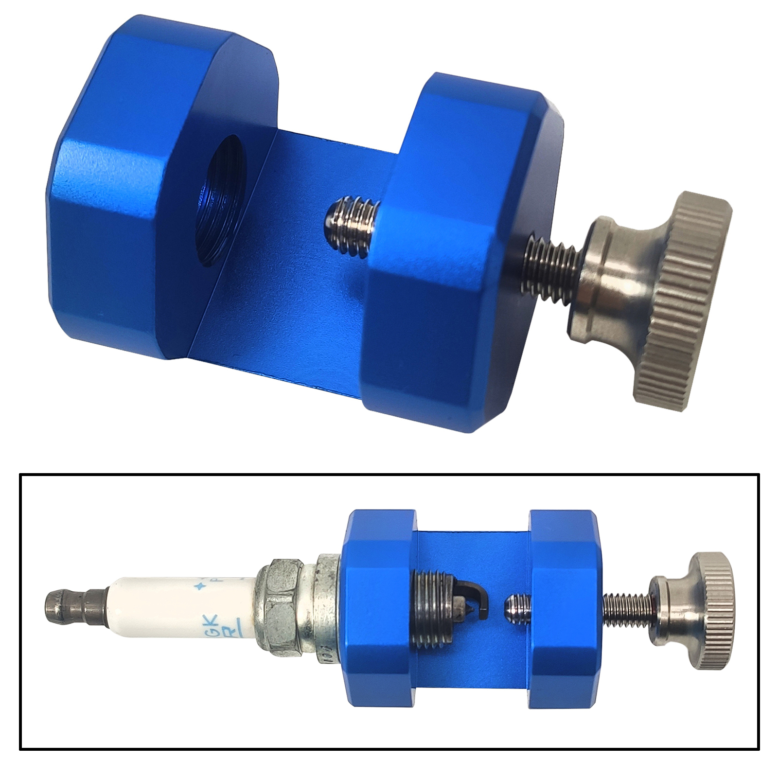 Durable Universal Car Precision Engine Spark Plug Gap Tool 14mm Aluminum