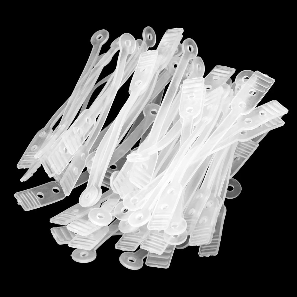 Pack Of 50pcs  Resistance Elastic Curler Bands Hairdressing Accessories