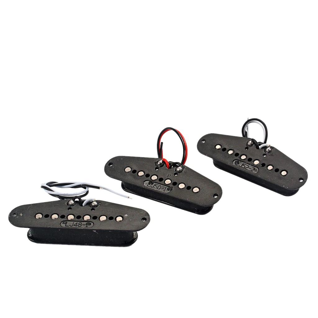 3pcs/set Alnico 5 Single Coil Pickup Neck/Middle/Bridge for  ST Electric Guitar