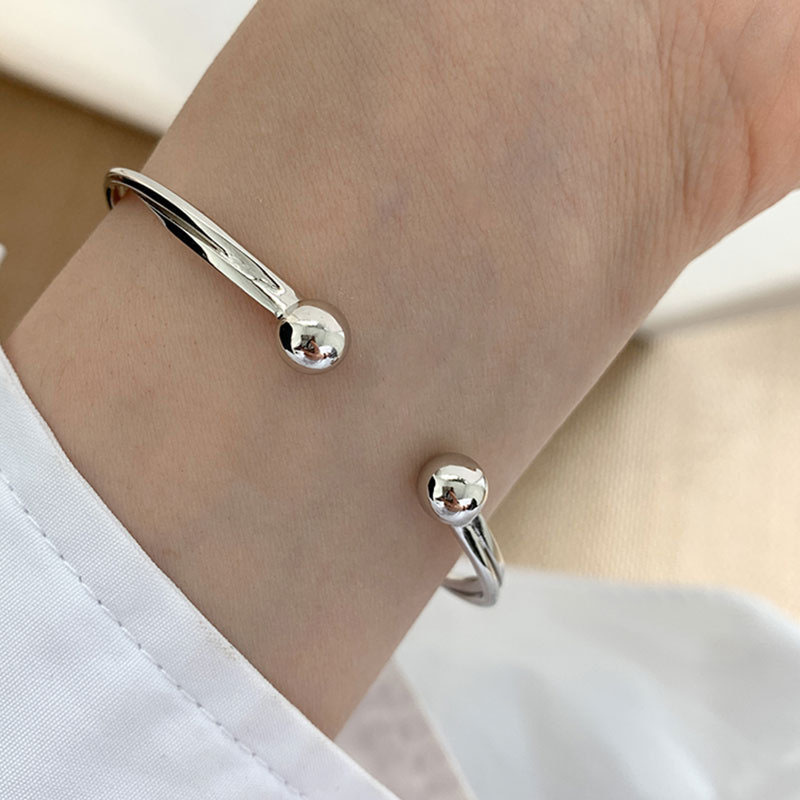 Minimalist 925 Sterling Silver LOVE Heart Bracelets For Women New Fashion Vintage Handmade Birthday Party Jewelry Gifts