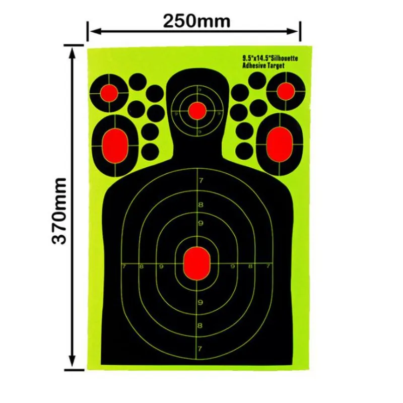 Target Pasters Round Shooting Target Labels Self Adhesive Gun Stickers 10Rolls 