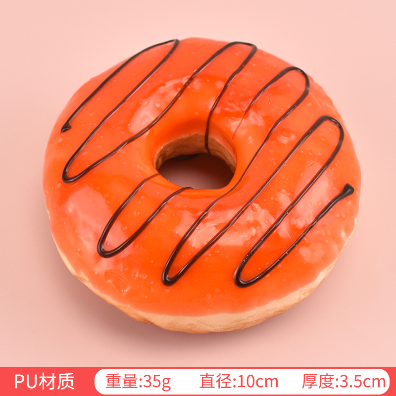 10 cm große, simulierte Donuts, Brot, Stressabbau, künstliches Brot, Kuchen, Heimdekoration, Hochzeitsdekoration, Fotografie-Requisiten, 1 Stück – Detail 12