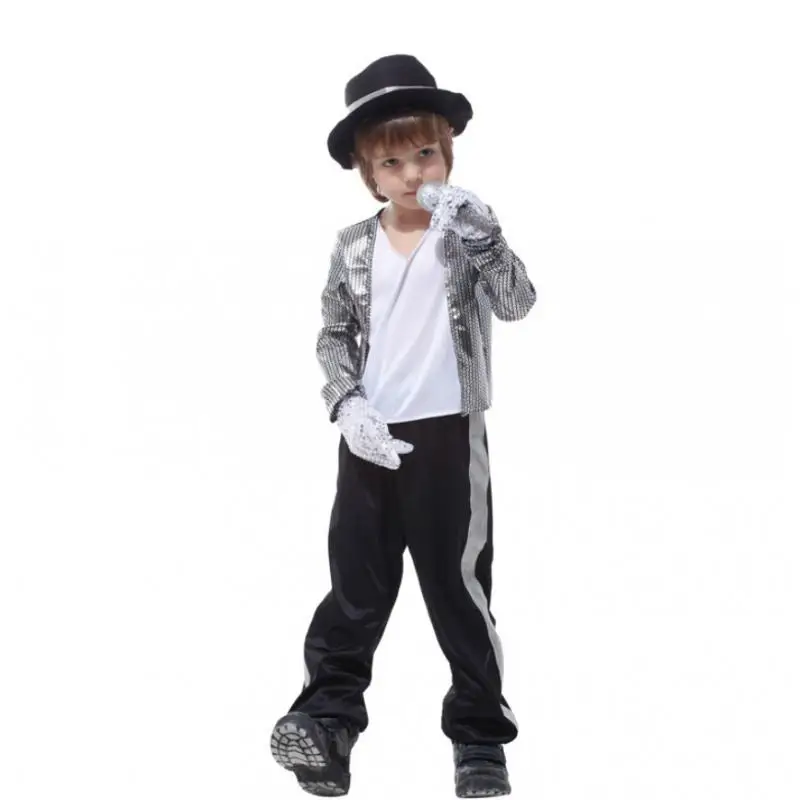 Kid Boys for Michael Jackson Suit Costumes Cosplay Performance Party Fancy Dress