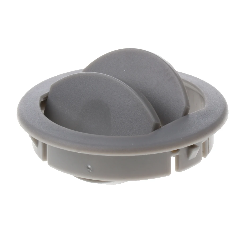 1 Pcs ABS Plastic Round Air Vent RV ATV Trailer Interior A/C Vent Air Outlet 360° Rotating Low Noise 60x60x11mm RV Accessories