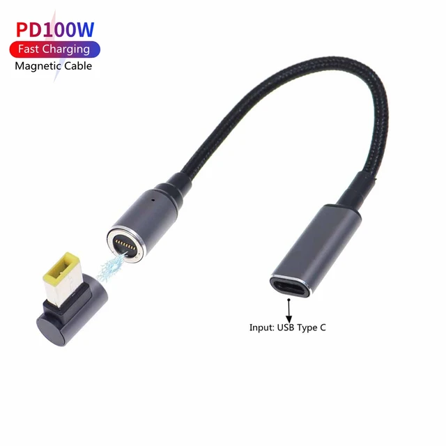 1PC 45W Type-C DC Power Adapter Cable USB-C Jack Connector DIY USB Type C  Fast Charging Cable Cord for Lenovo ThinkPad Laptop - AliExpress
