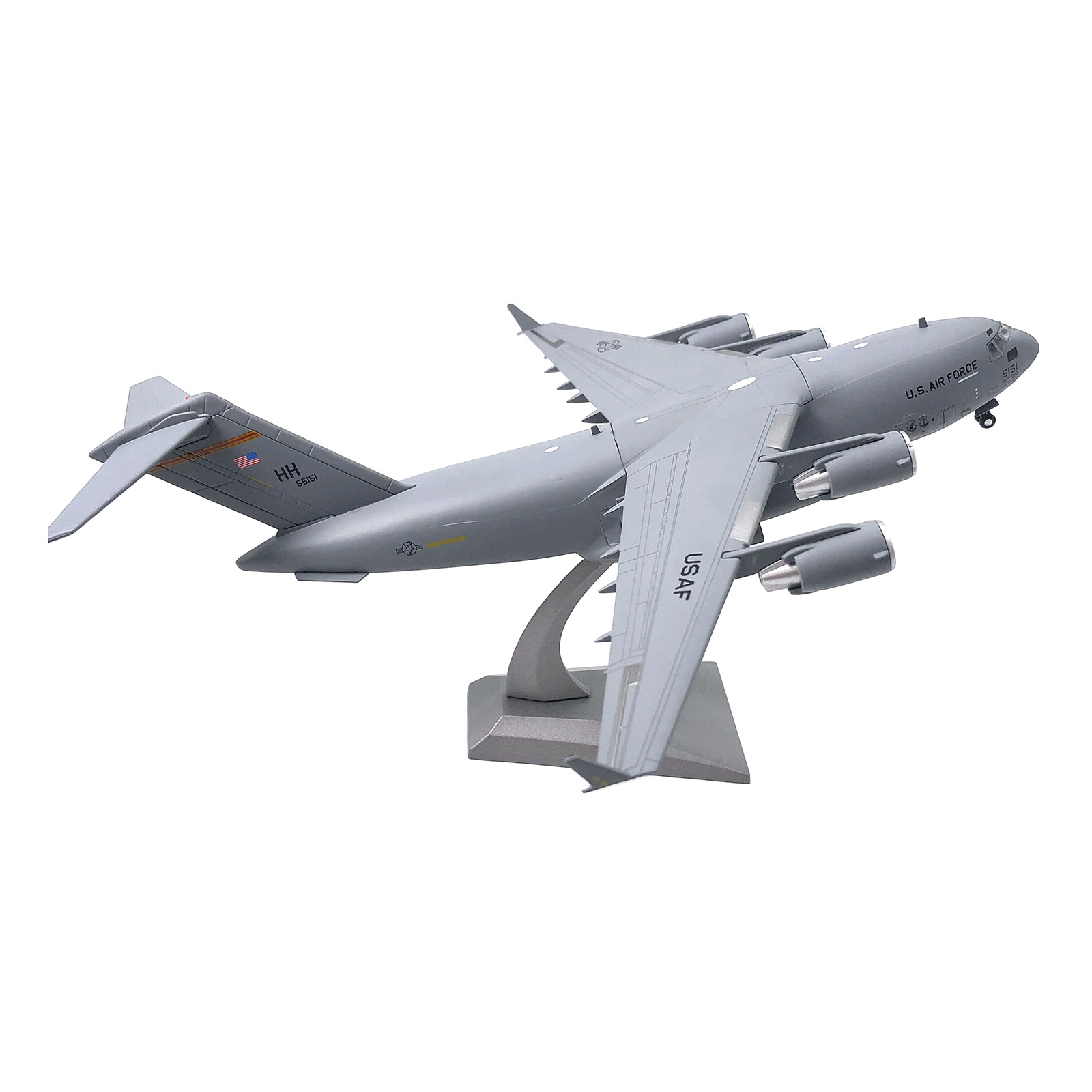 Collection Usa C-17 Transport Plane Scale: 1/200 Die-cast Models Toys with