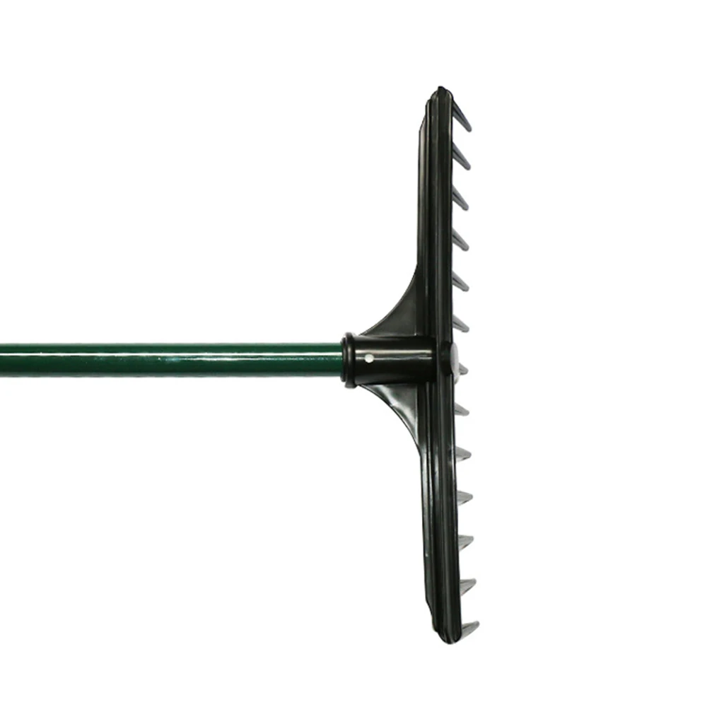 Premium Golf Sand Trap Bunker Grip Rake Head for 22mm Diameter Grips Quiet Garden Leaves Grass Organize Tools