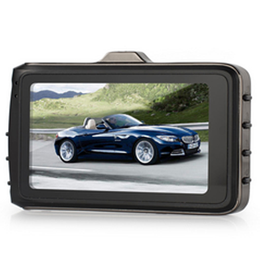 Gold Single Lens HD Car DVR  Cam Video Recorder Rearview Camera
