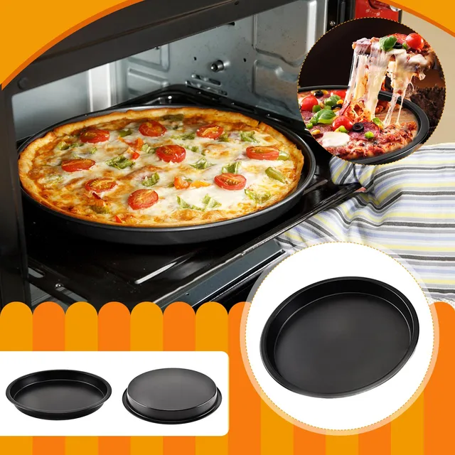 1pc Non-Stick Shallow Square Baking Pan, Household Bbq Fish/Pizza