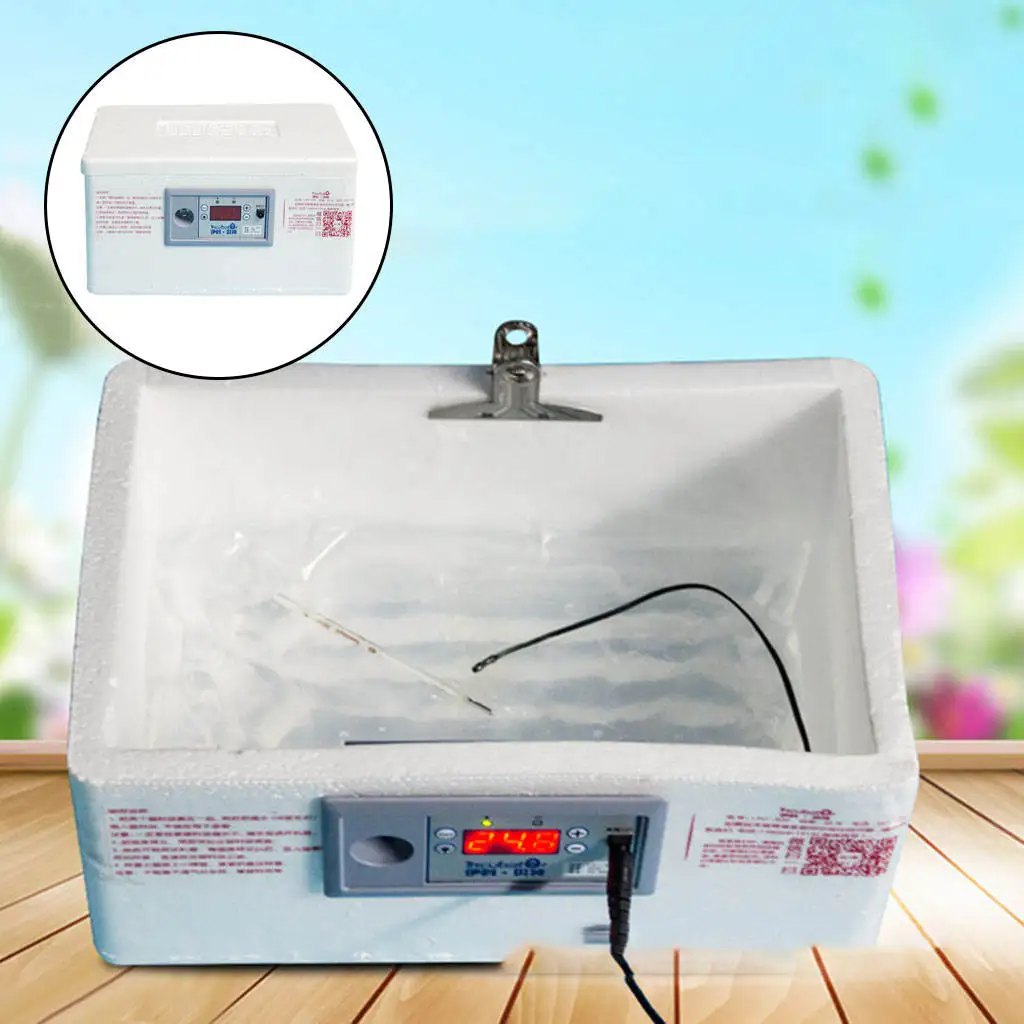 Bionic Water Bed Incubator Automatic Temperature Control Small with Egg Candling Light Hatcher Machine