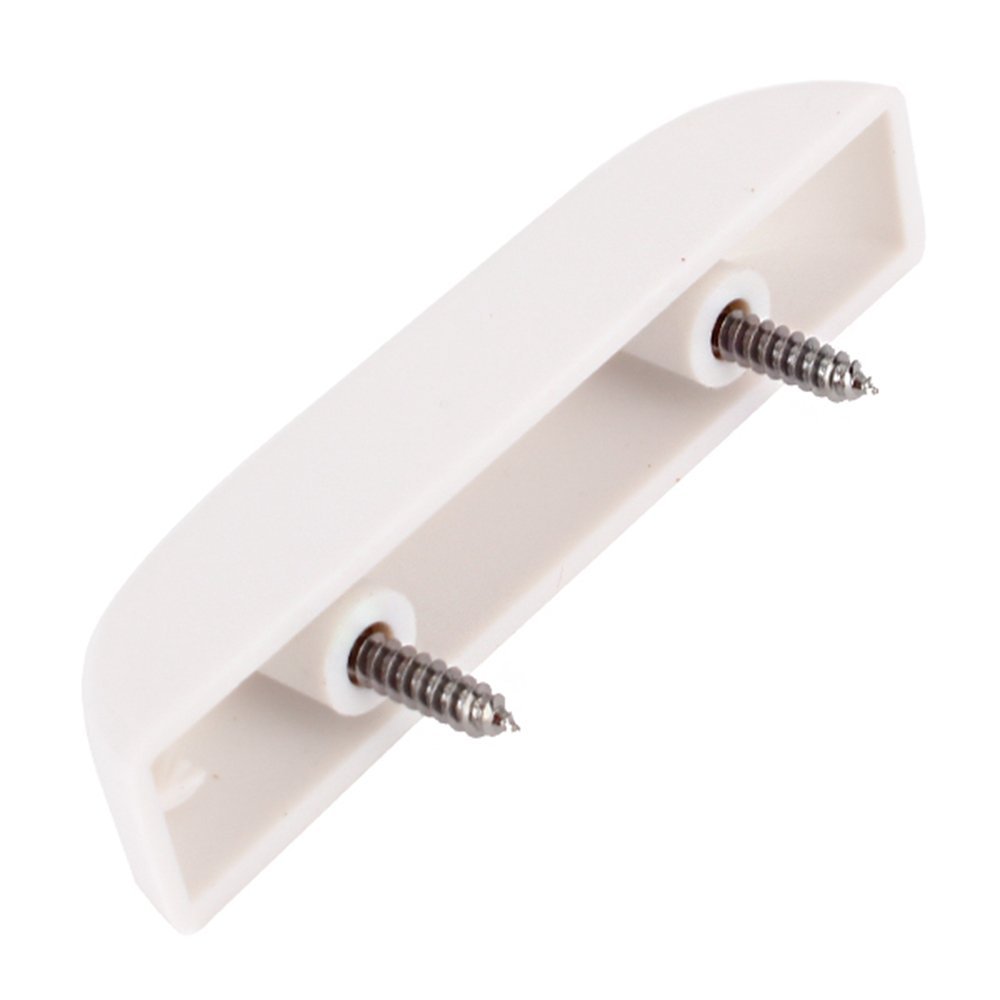 1pc White Plastic Thumb Rest With 2pcs Mounting Screws For ALL Bass Guitar