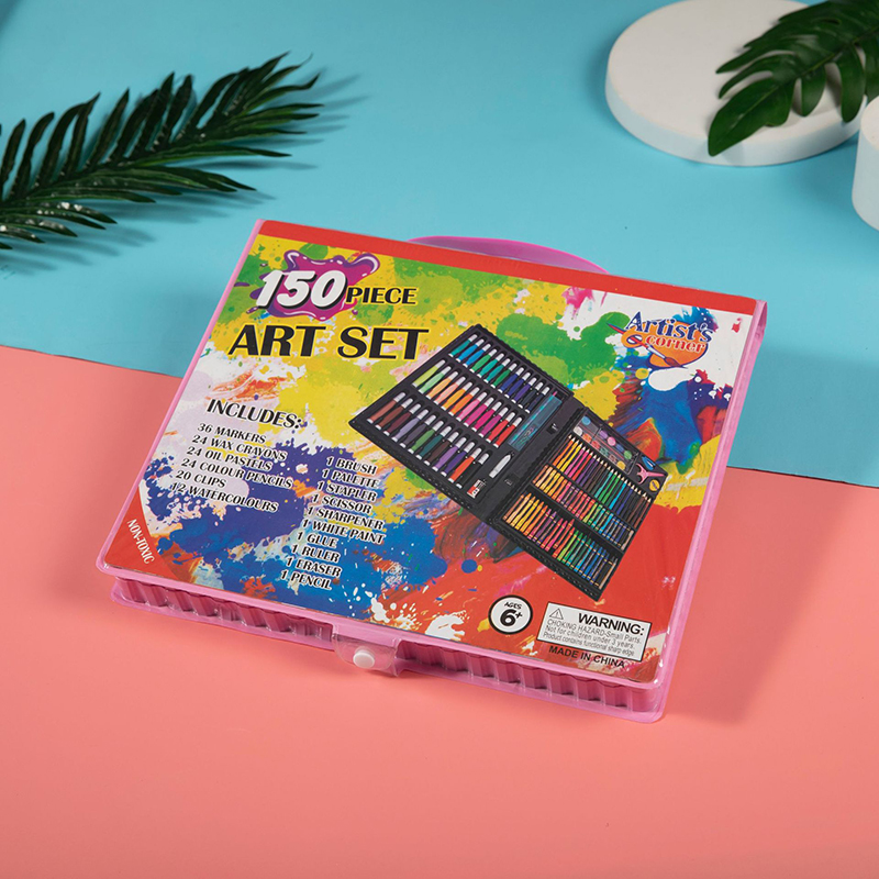 Colouring Kit Art &Amp; Craft Kids Painting Drawing Tool Set 150 Pcs