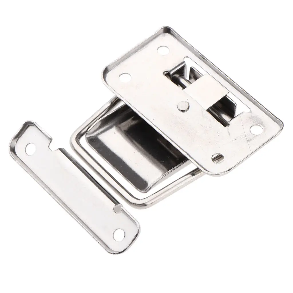 Stainless Steel Metal Spring Loaded Latches Catch Toggle Hasp Boat Hardware