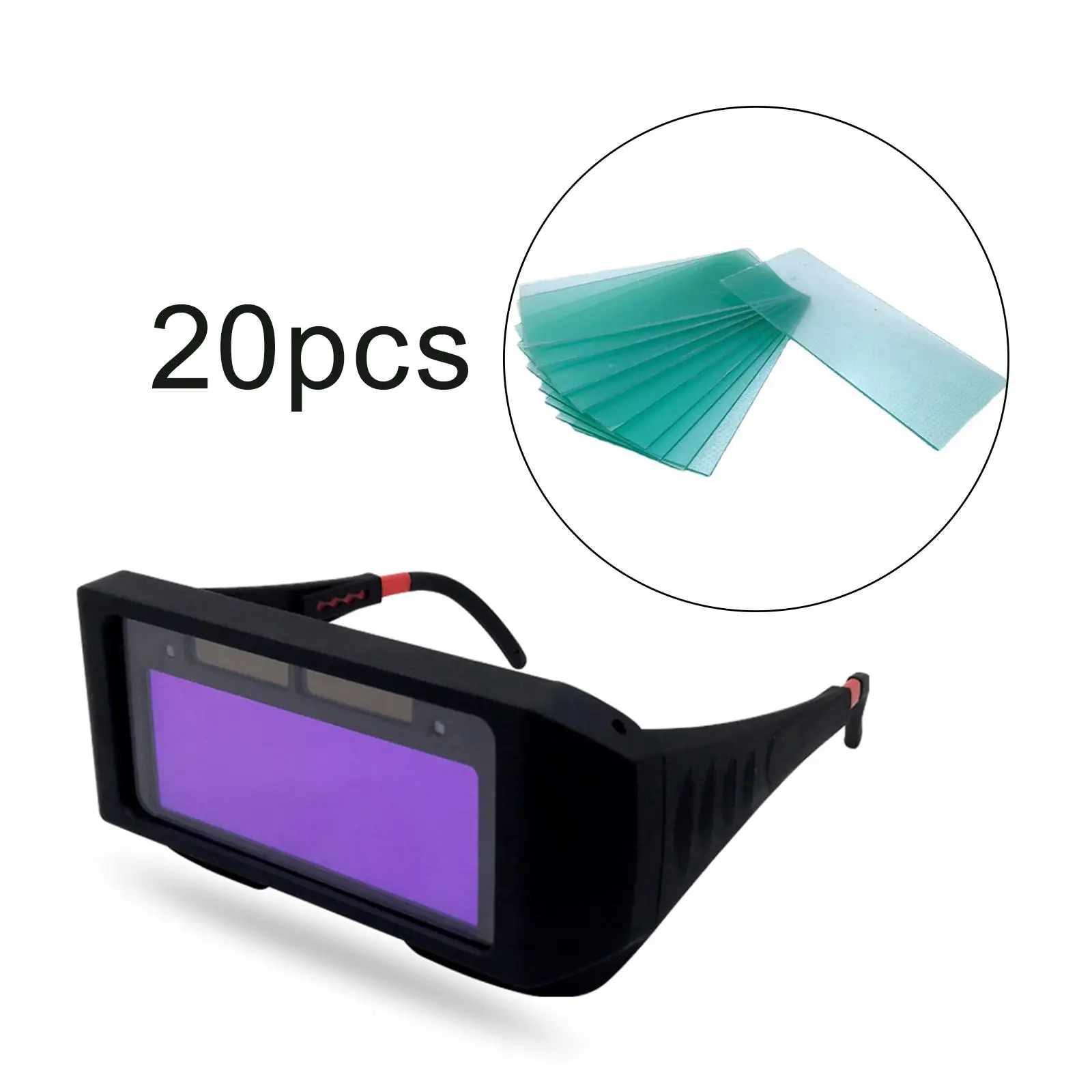 Anti-Shock Welding Goggles Auto Darkening Anti-Glares Anti-Flog Eyes Goggle Safety Lens Welder Glasses ARC for Welding Working