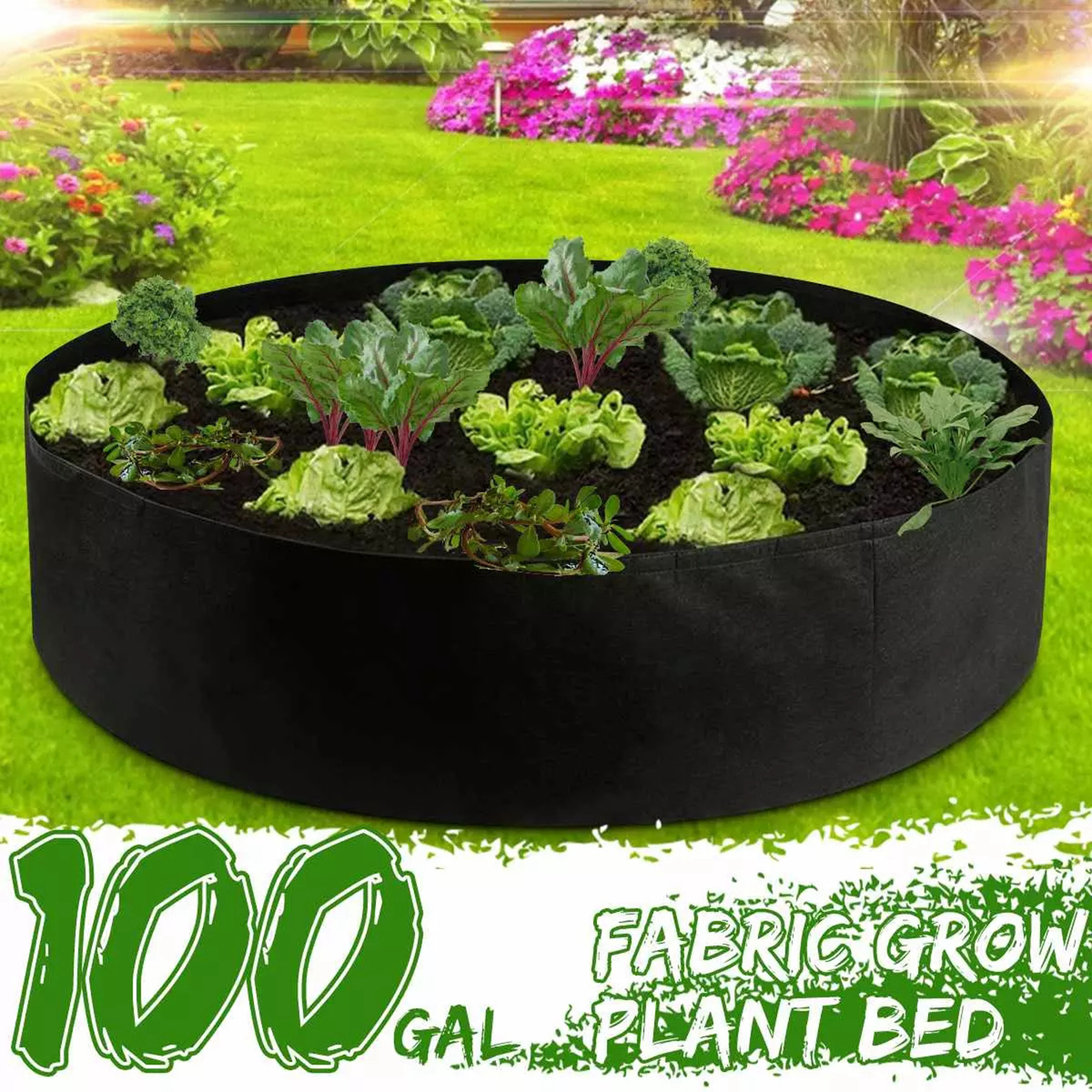 Plant Grow Bags Breathable Gardening Pots Planters Growing Bucket for Strawberry Potato Vegetable Holds Soil Garden Supplies