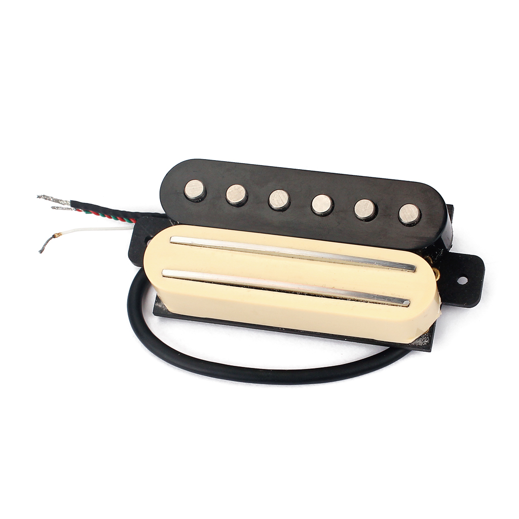 Hot Rail With Single Coil Humbucker Twin Pickup for Fender ST Electric Guitar