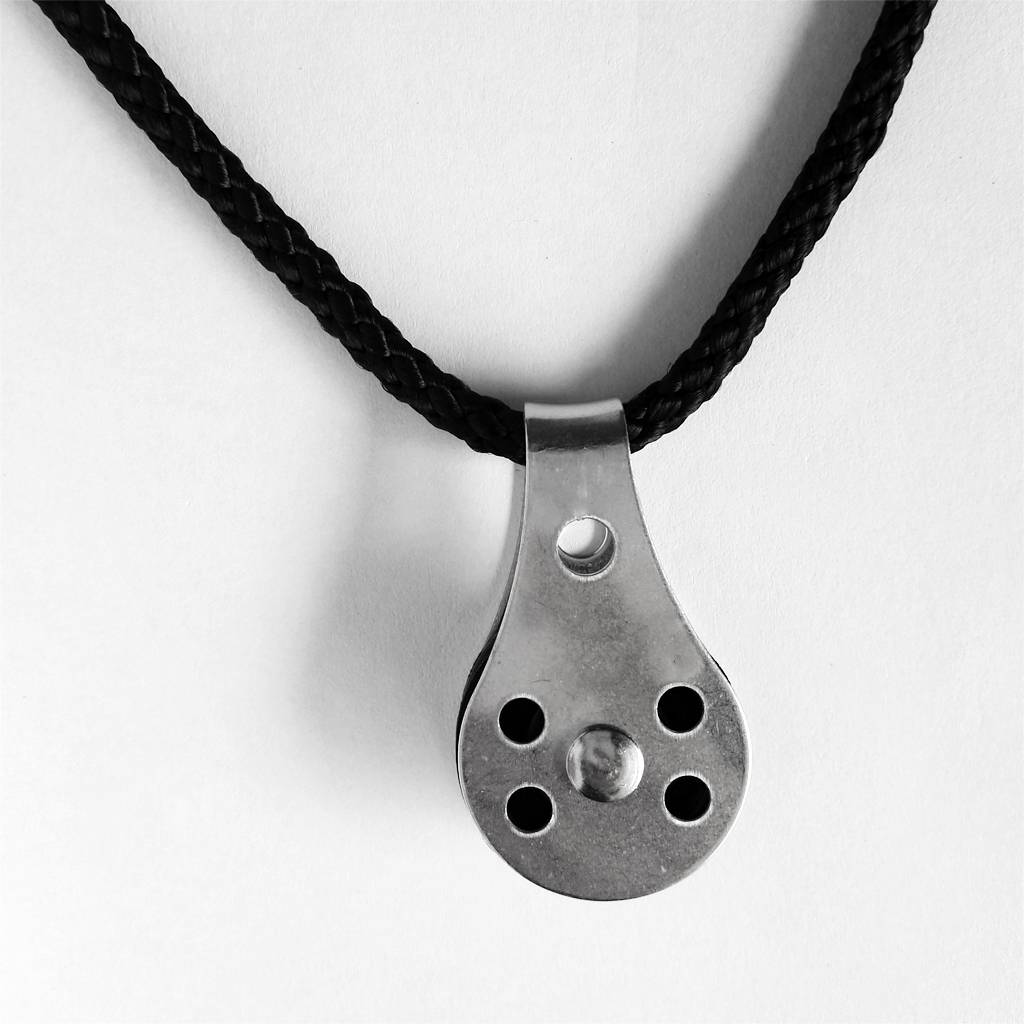 M5 Marine Grade Stainless Steel Single Pulley Blocks for Kayak Canoe Boat Fishing Anchor Trolley Kit