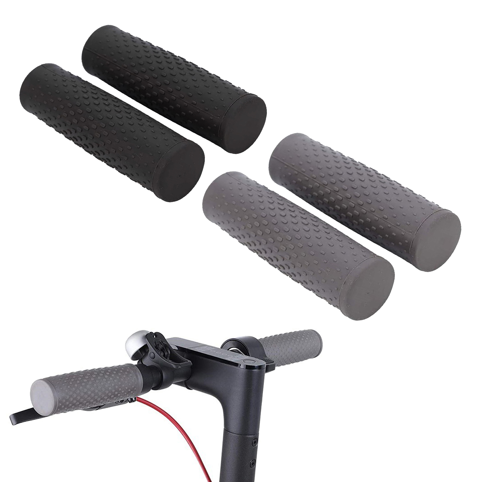 Electric Scooter Handle Protective Case for Xiaomi M365 PRO Non-slip Rubber Grips Cover Outdoor Riding Accessories