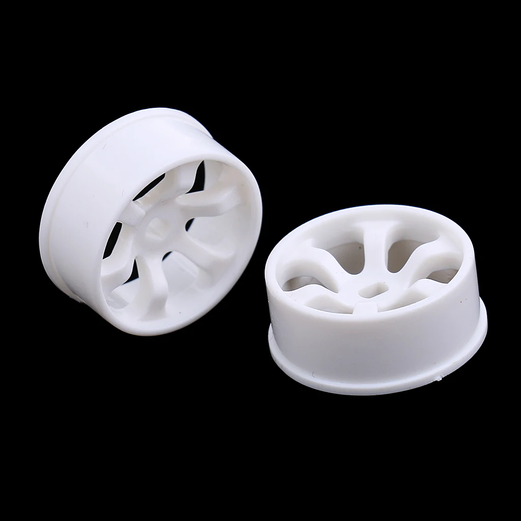 4Pcs 1/28 White RC Wheel Rims for WLtoys K969 K989 P929  Car DIY Accs