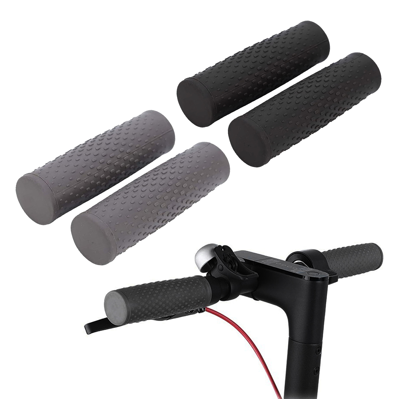 Electric Scooter Handle Protective Case for Xiaomi M365 PRO Non-slip Rubber Grips Cover Outdoor Riding Accessories