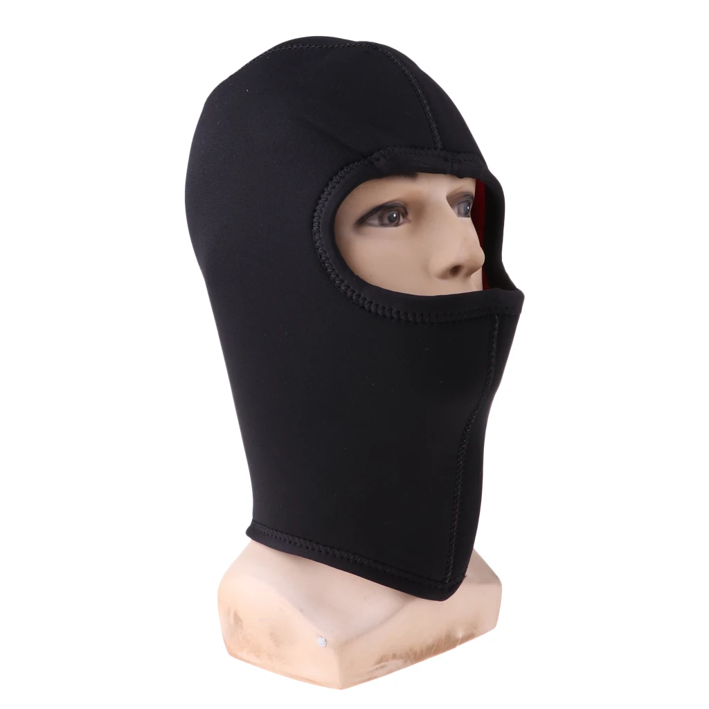 1 Piece 5mm Neoprene Hood Thermal Diving Hood Full Mask Head Cover