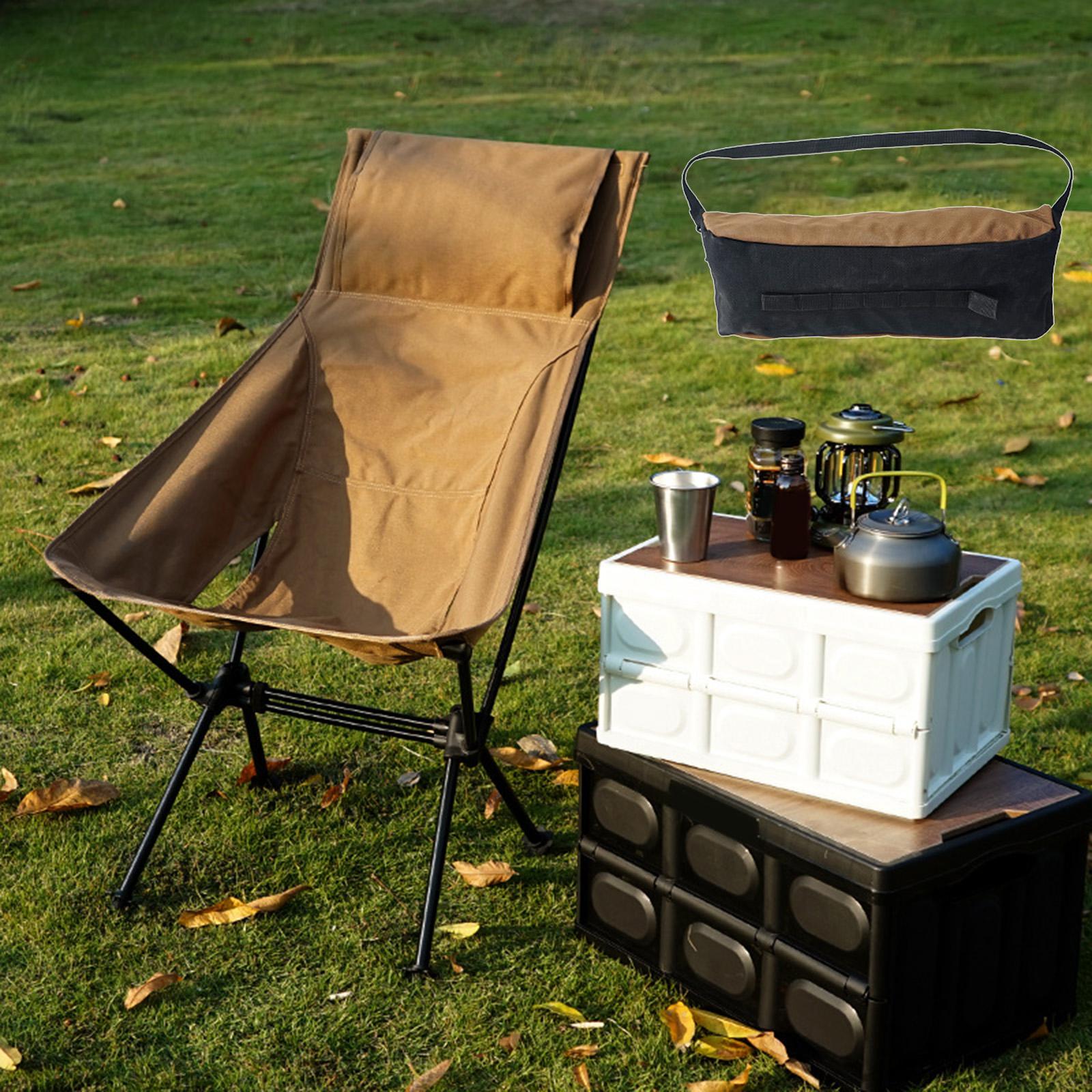 Ultralight Folding Chair Portable Camping Chair Seat for Outdoor Lawn BBQ