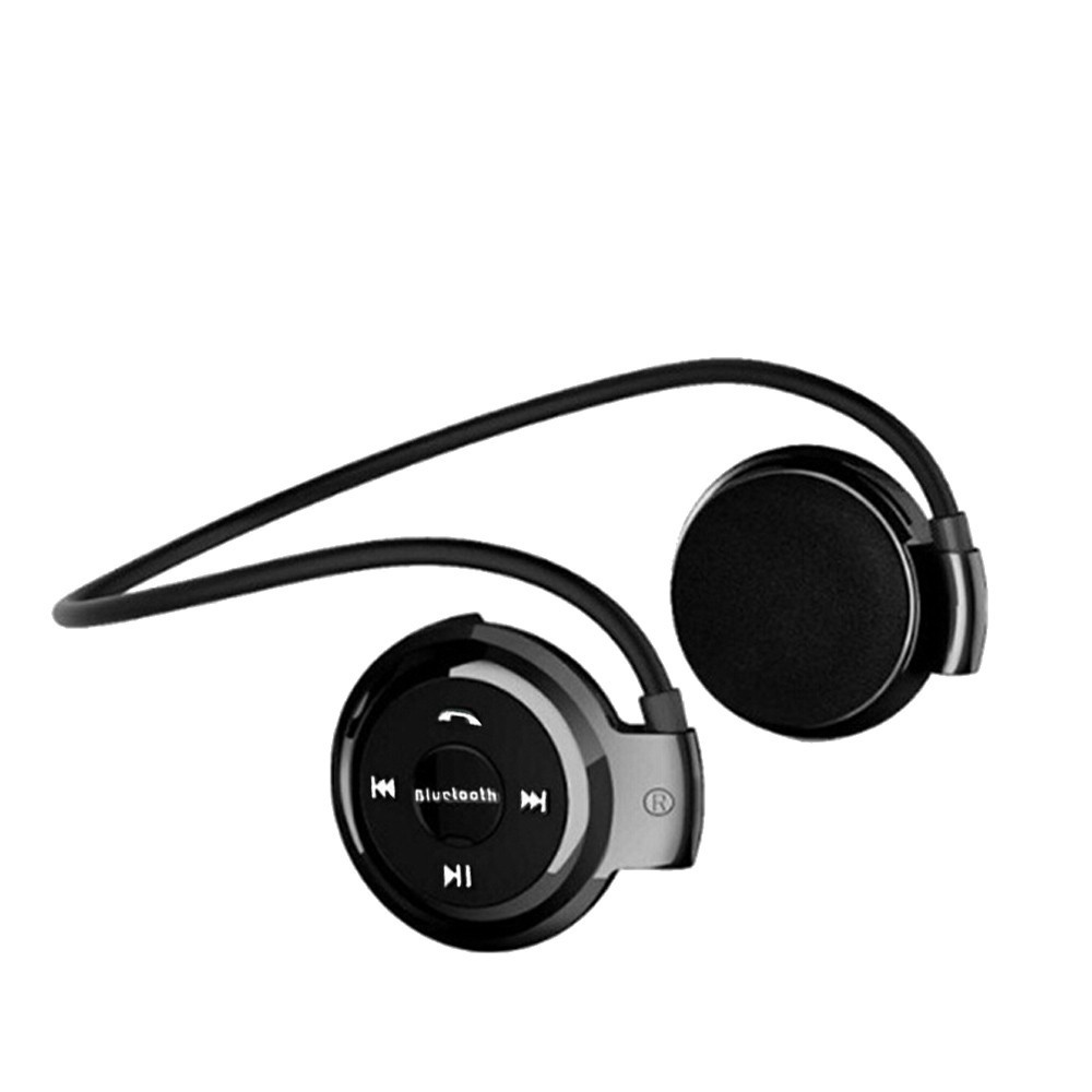 mulheres esporte sem fio bluetooth fones de ouvido estéreo fm player música fone de ouvido slot para cartão sd handsfree mic