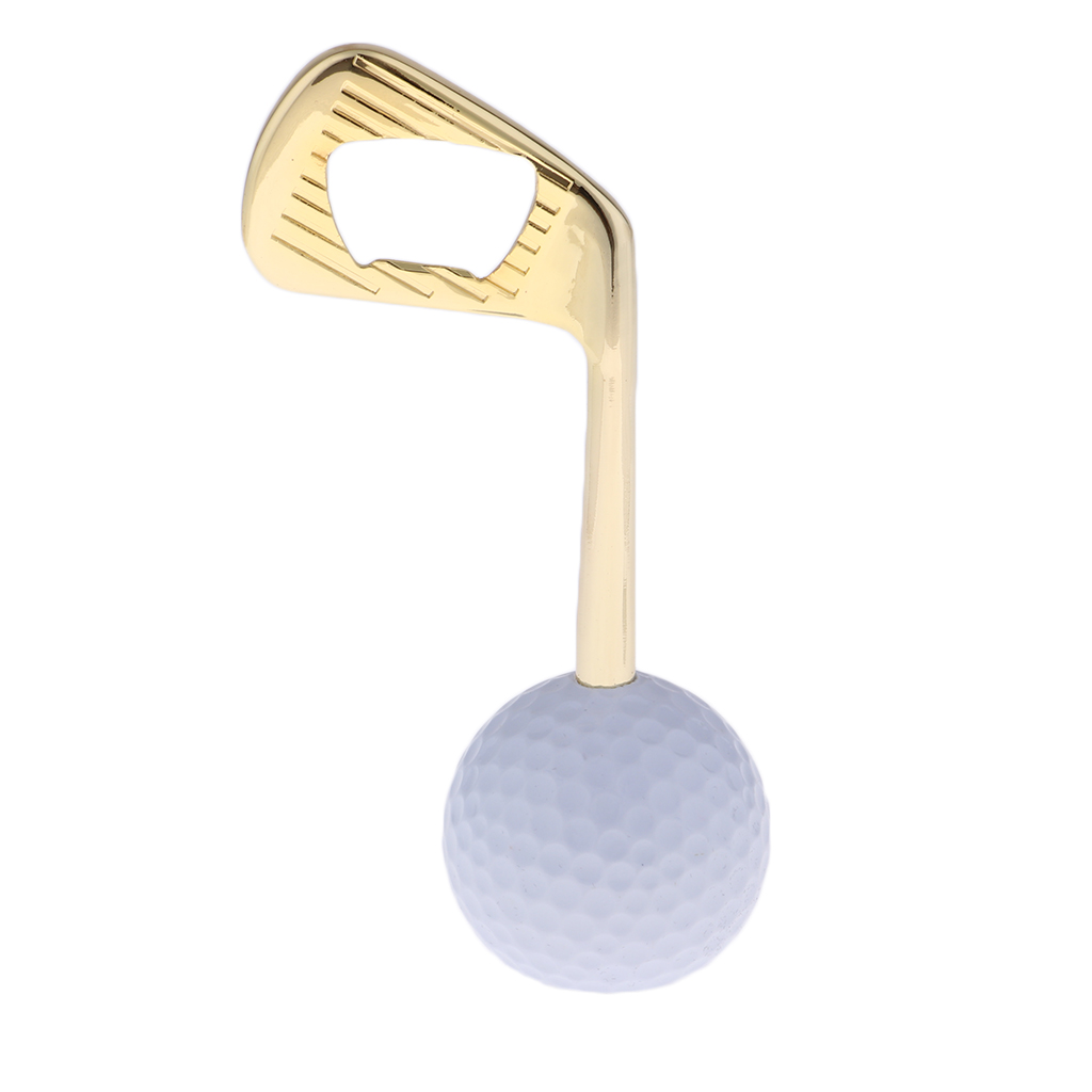 Zinc Alloy Golf Beer Bottle Opener Golfer Gift for Bars Counter Office Kitchen