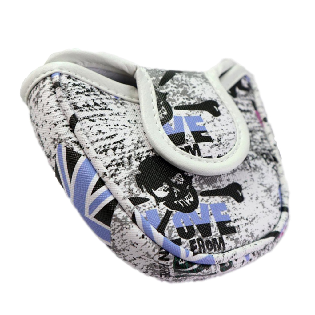Magnetic Skull Golf Mallet Head Covers Retro Center Putter Headcover Protector