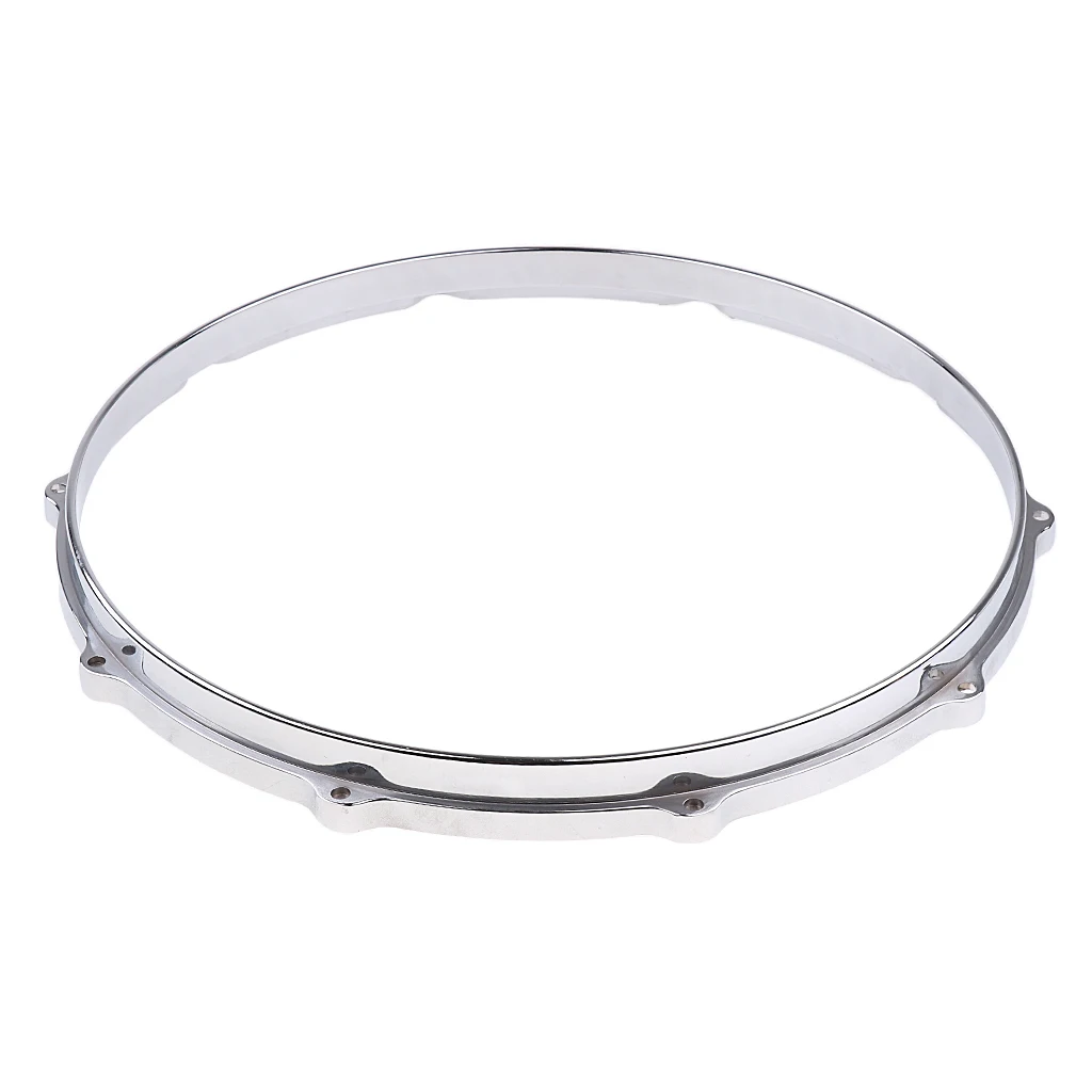 Tooyful 1 pair  Snare Drum Hoop Ring Rim Aluminum Alloy for 14'' Snare Drum Percussion Instrument Parts Accessories