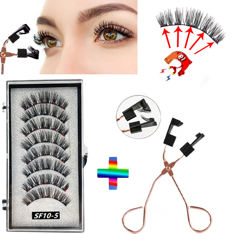 Best of 5 Magnetic Eyelashes 3D False Eyelashes Mink Eyelashes Makeup Eyelash Extension Tool Natural Thick Long Eyelashes Reviews & Tips