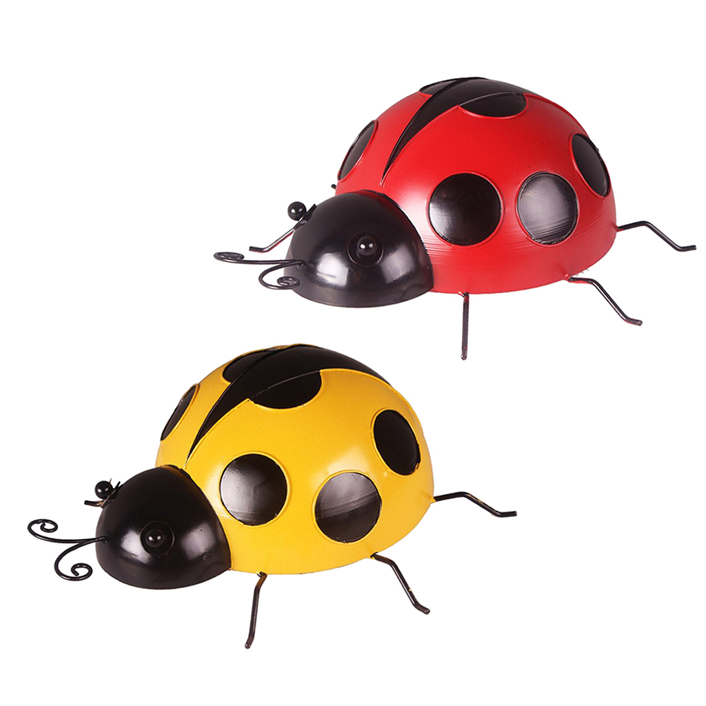 2Pcs Bee  Garden Lawn Miniature Figurine Decoration Ornament Tree Top Decorations DIY Craft